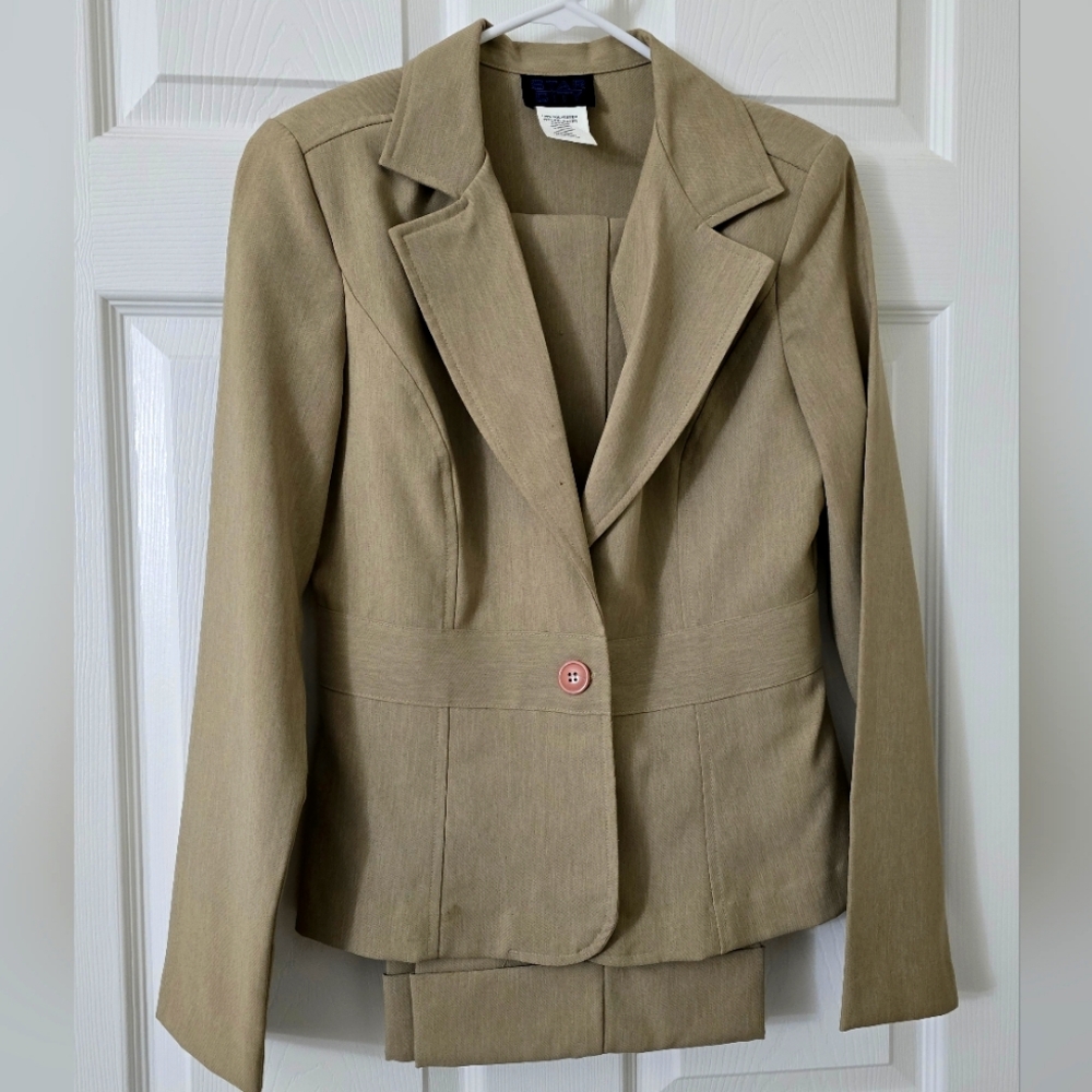 Women's Tan Suit Set